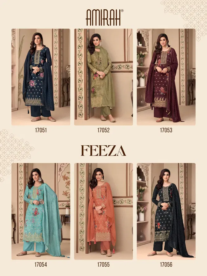 Amirah Feeza Designer Wear Wholesale Printed Salwar Suits